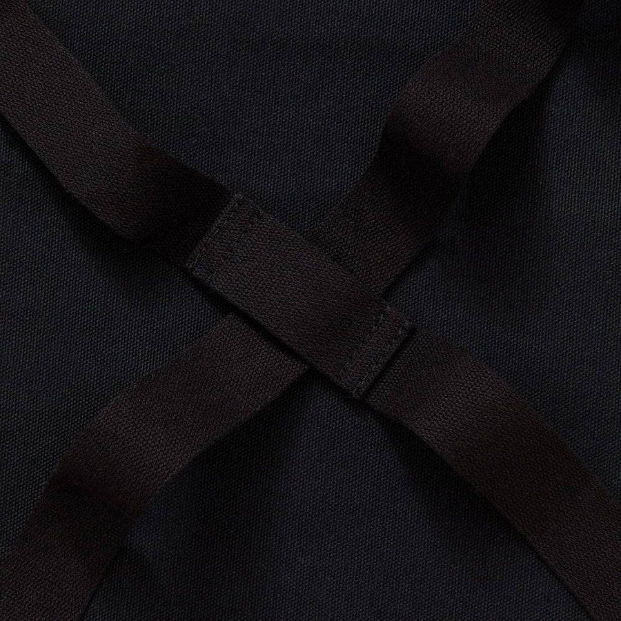 All Day Crossback Apron, Caviar Black