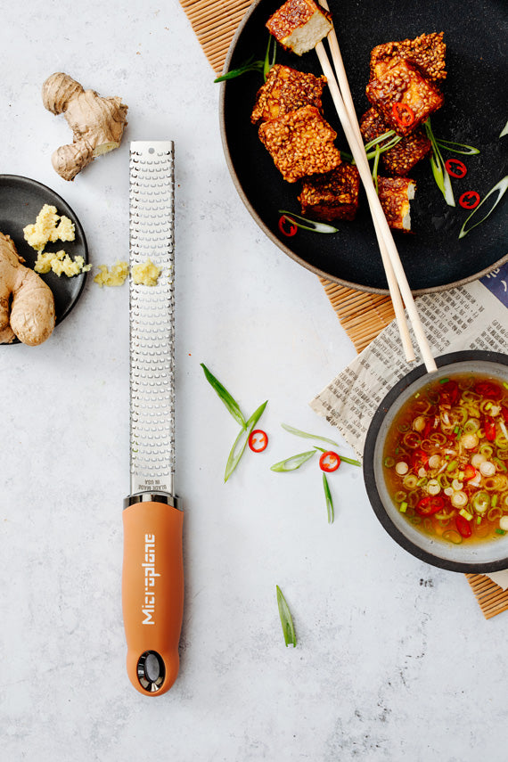 MIC Premium Zester Grater CINNAMON ORANGE [4] MICROPLANE ***