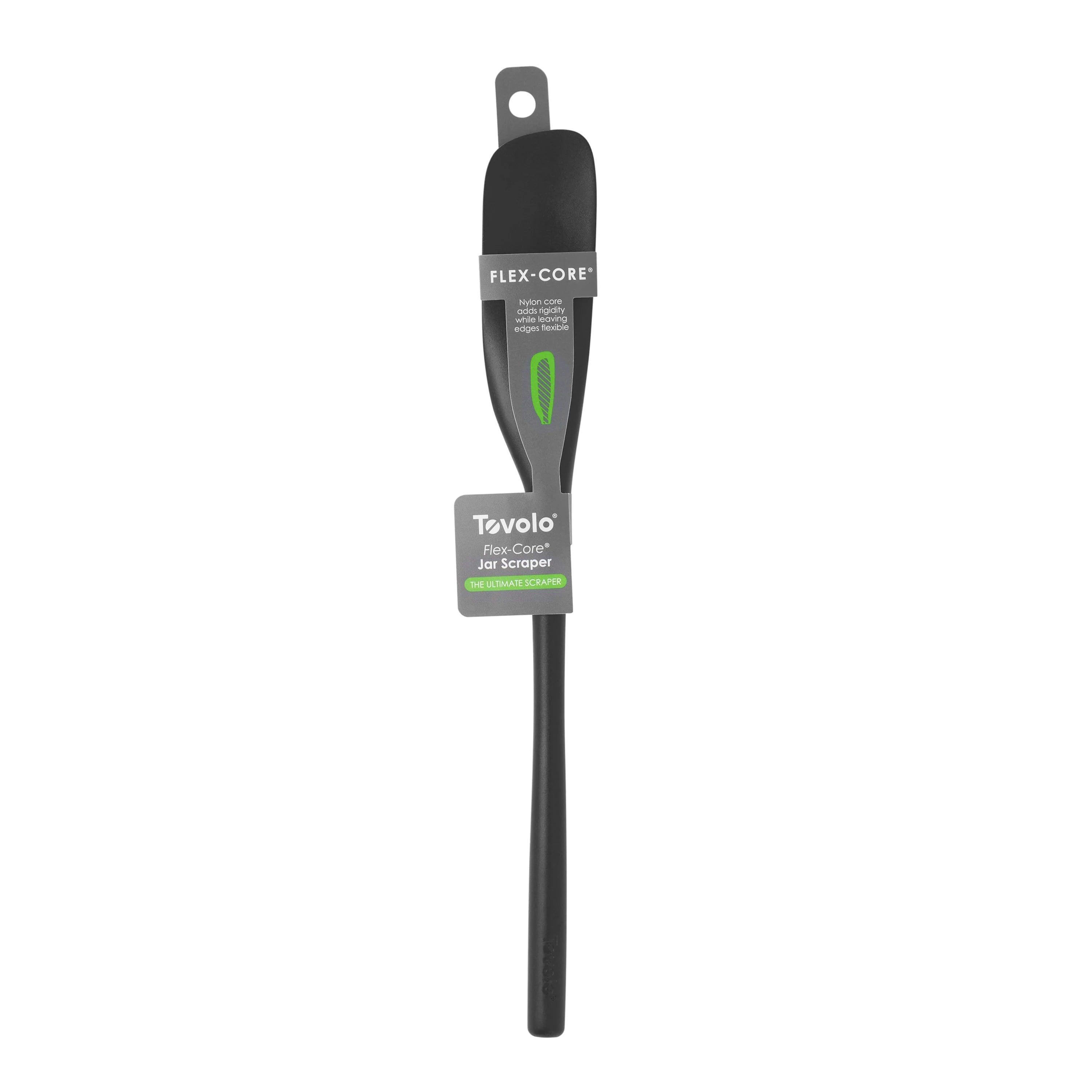 Silicone Jar Scraper BLACK Flex-Core