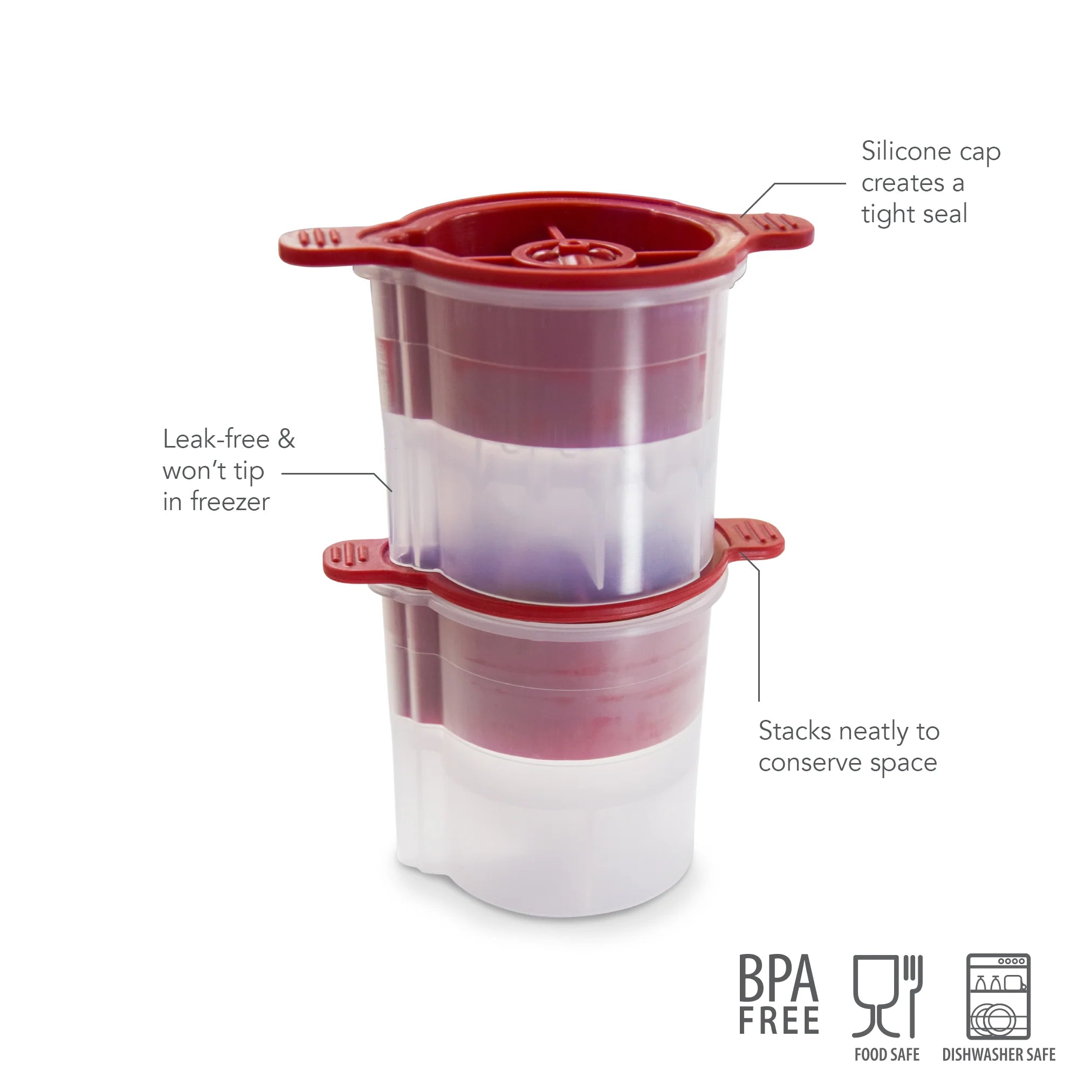 Holiday Ornament Ice Molds, Set of 4