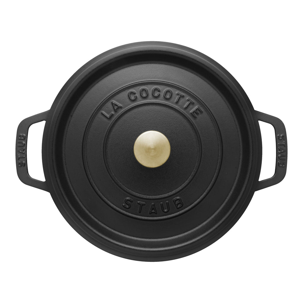 Staub 4 Qt Dutch Oven, Matte Black