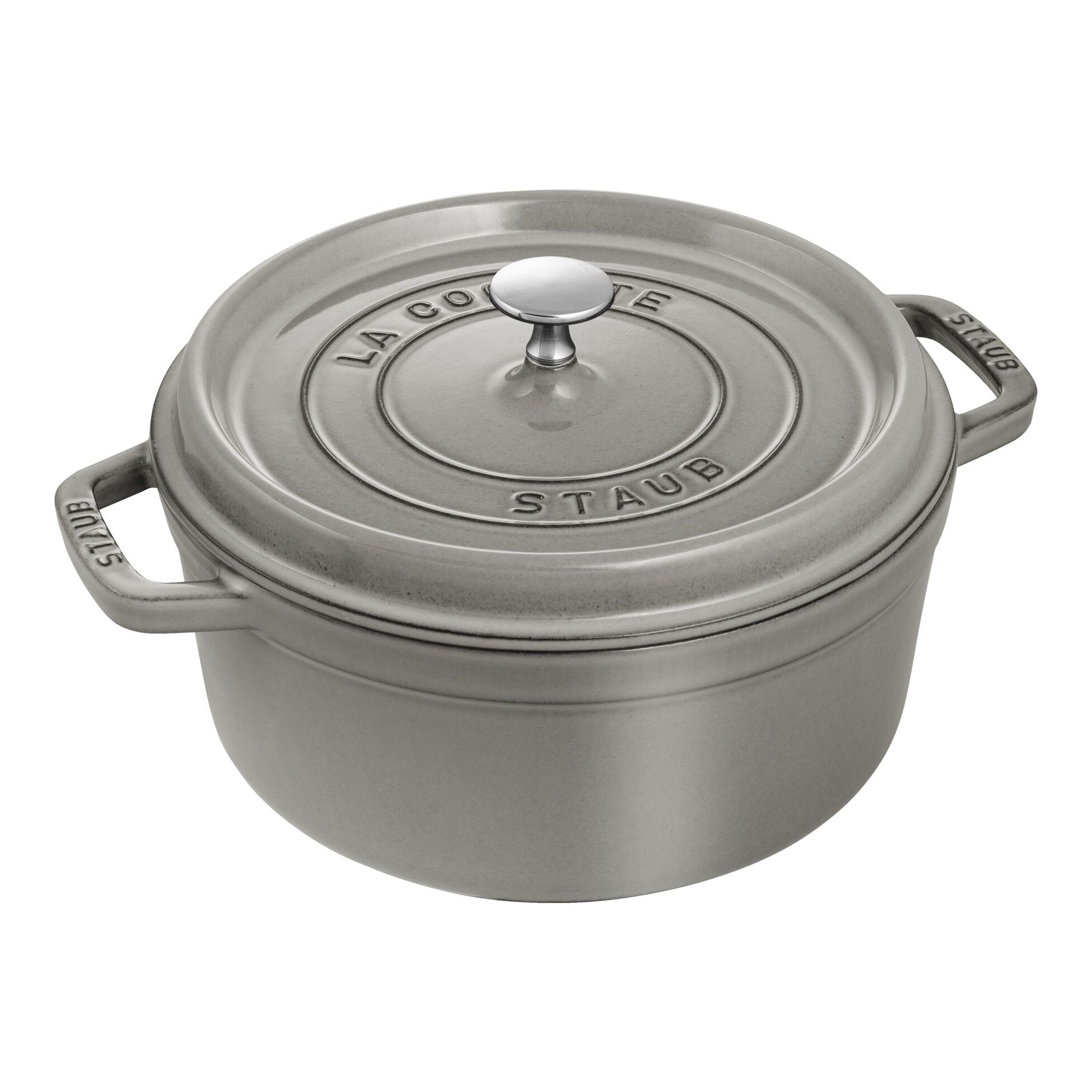 Staub 4 Qt Dutch Oven, Graphite