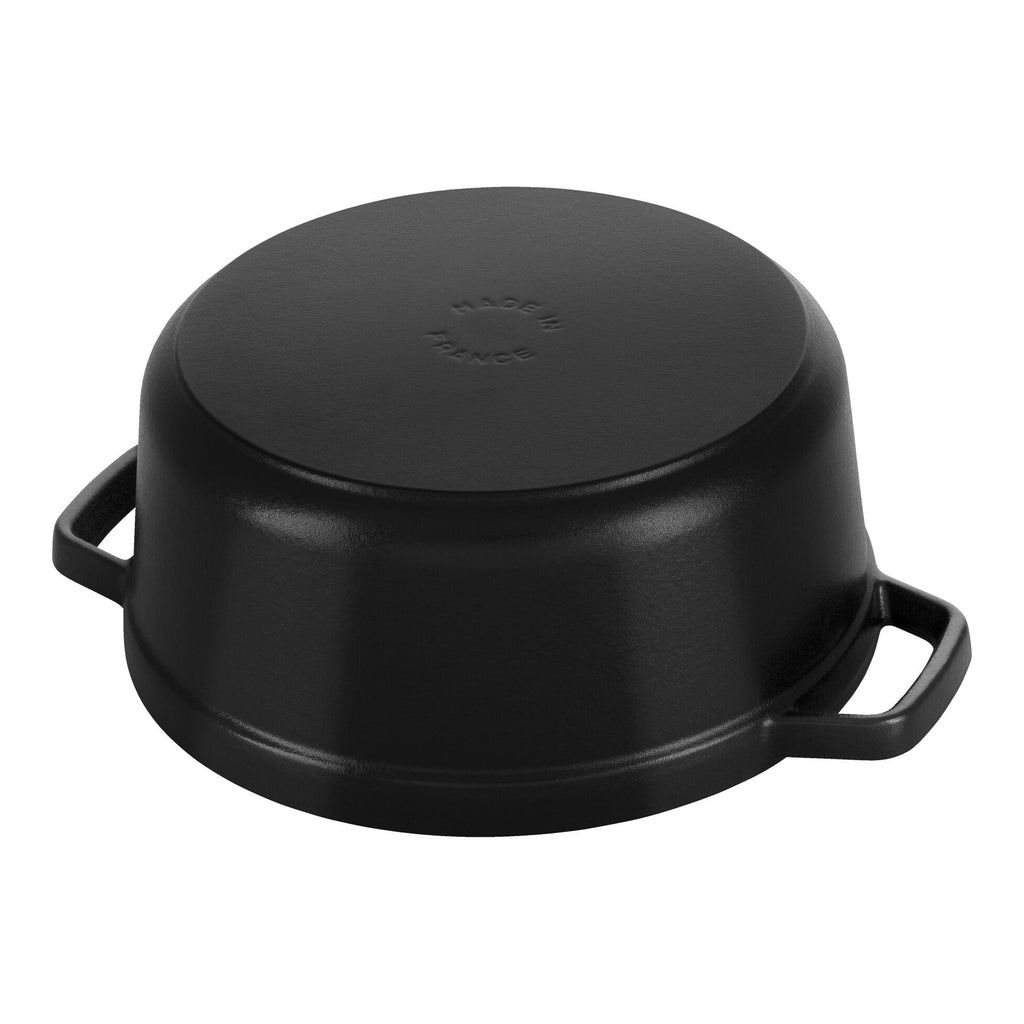 Staub 4 Qt Dutch Oven, Matte Black