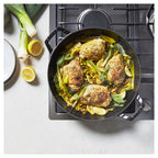 Staub 3.5-qt Braiser w/Glass Lid GRAPHITE
