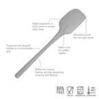 Silicone Spatula OYSTER GRAY Flex-Core