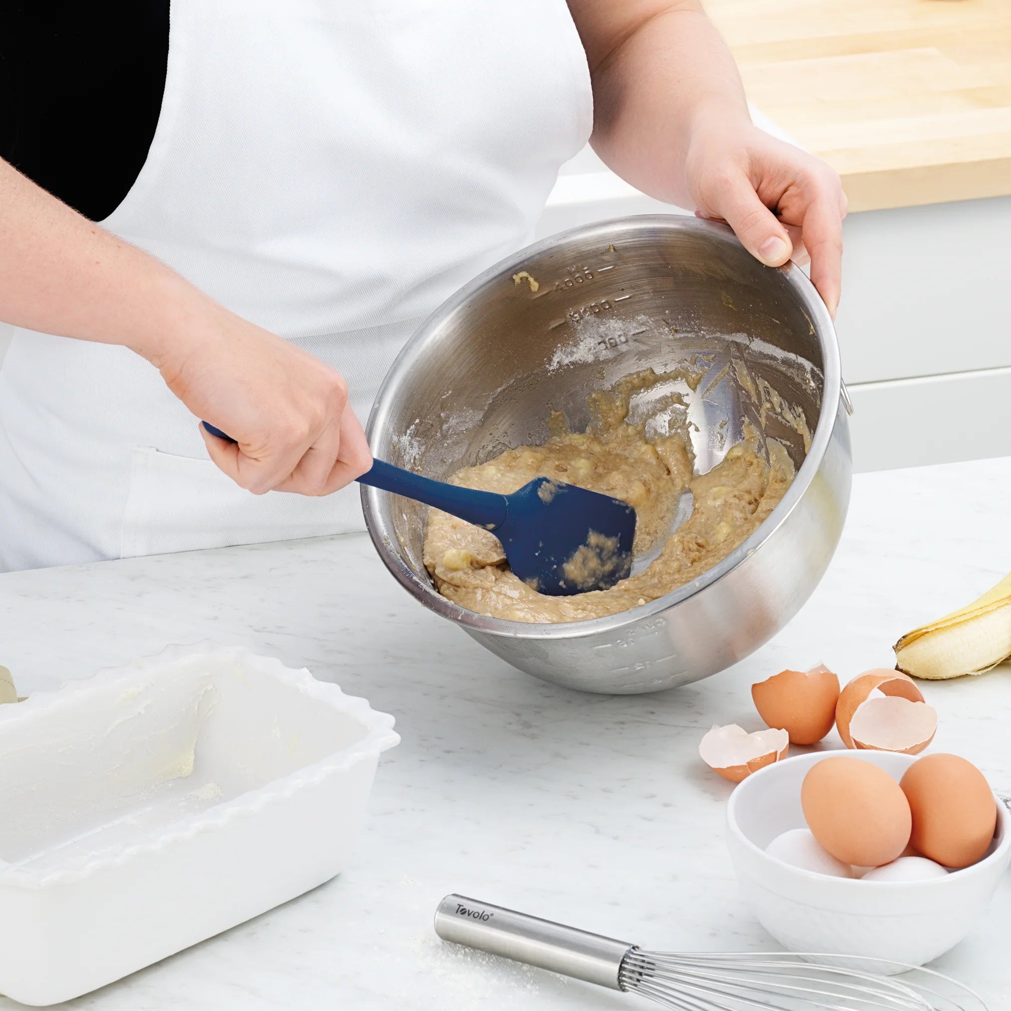 TOV All-Silicone Spatula DEEP INDIGO Flex-Core [6] TOVOLO ***