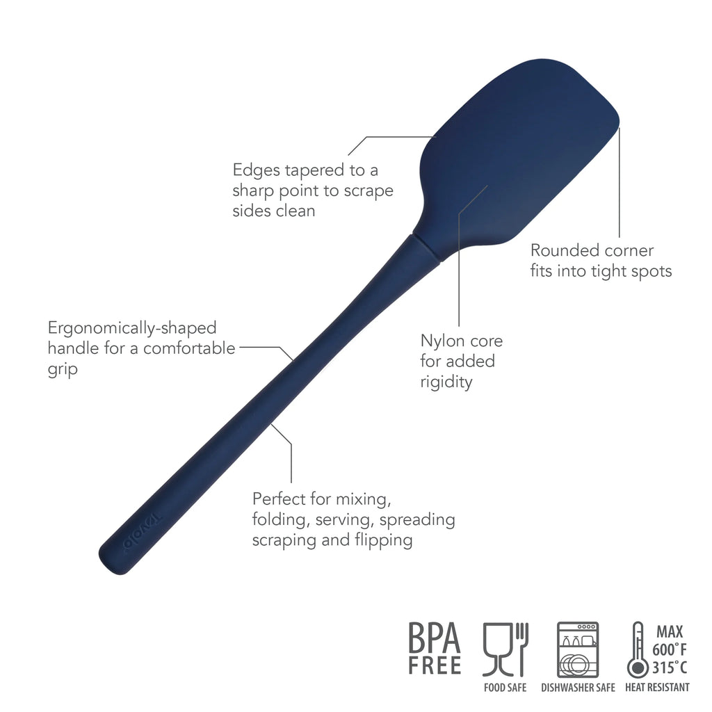 TOV All-Silicone Spatula DEEP INDIGO Flex-Core [6] TOVOLO ***