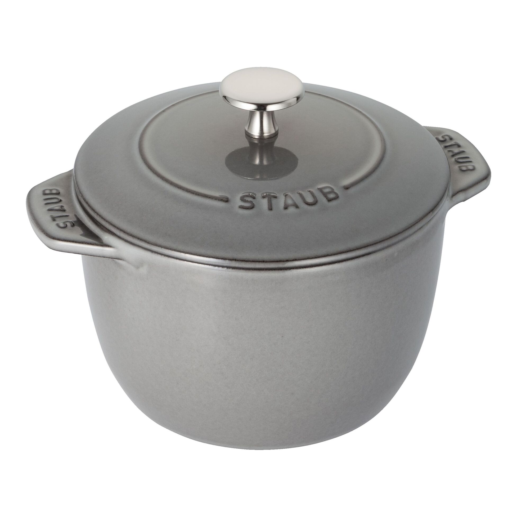 Staub 1.5 Qt Petite French Oven, Graphite Grey
