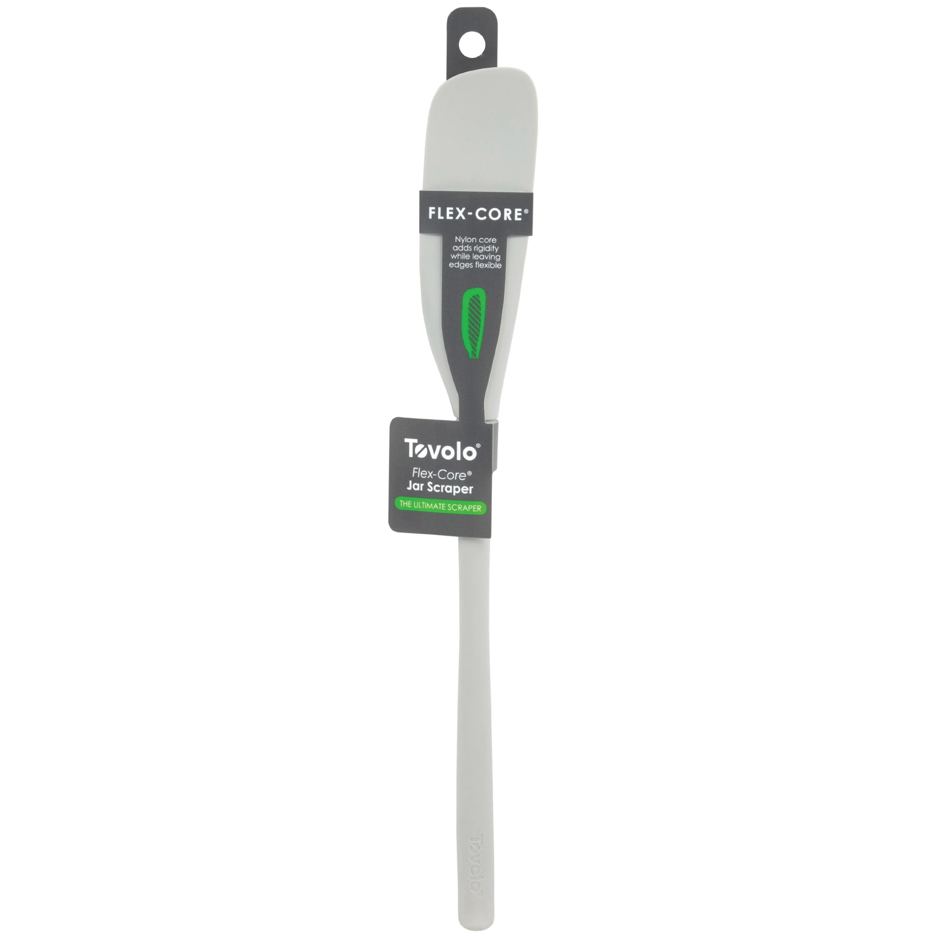 Silicone Jar Scraper OYSTER GRAY Flex-Core