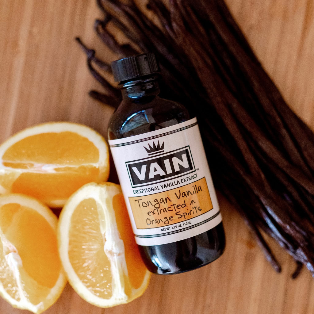 VAIN Tongan Vanilla Extracted in Orange Spirits (3.75 oz) VAIN FOODS [9]