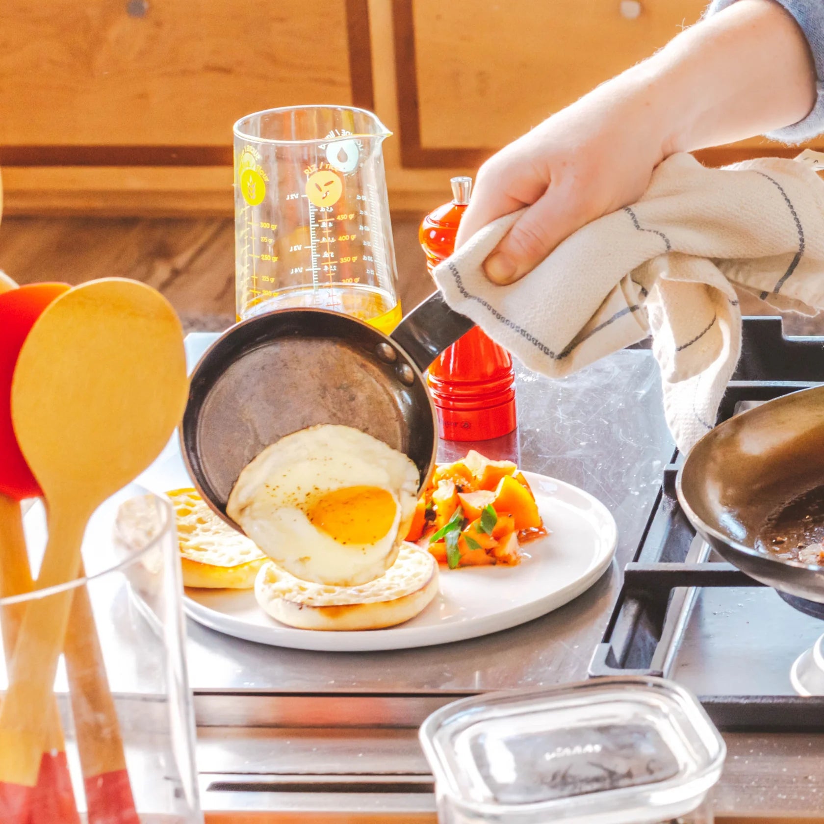 DB 4.75" Egg & Pancake Pan - Mineral B Element DE BUYER