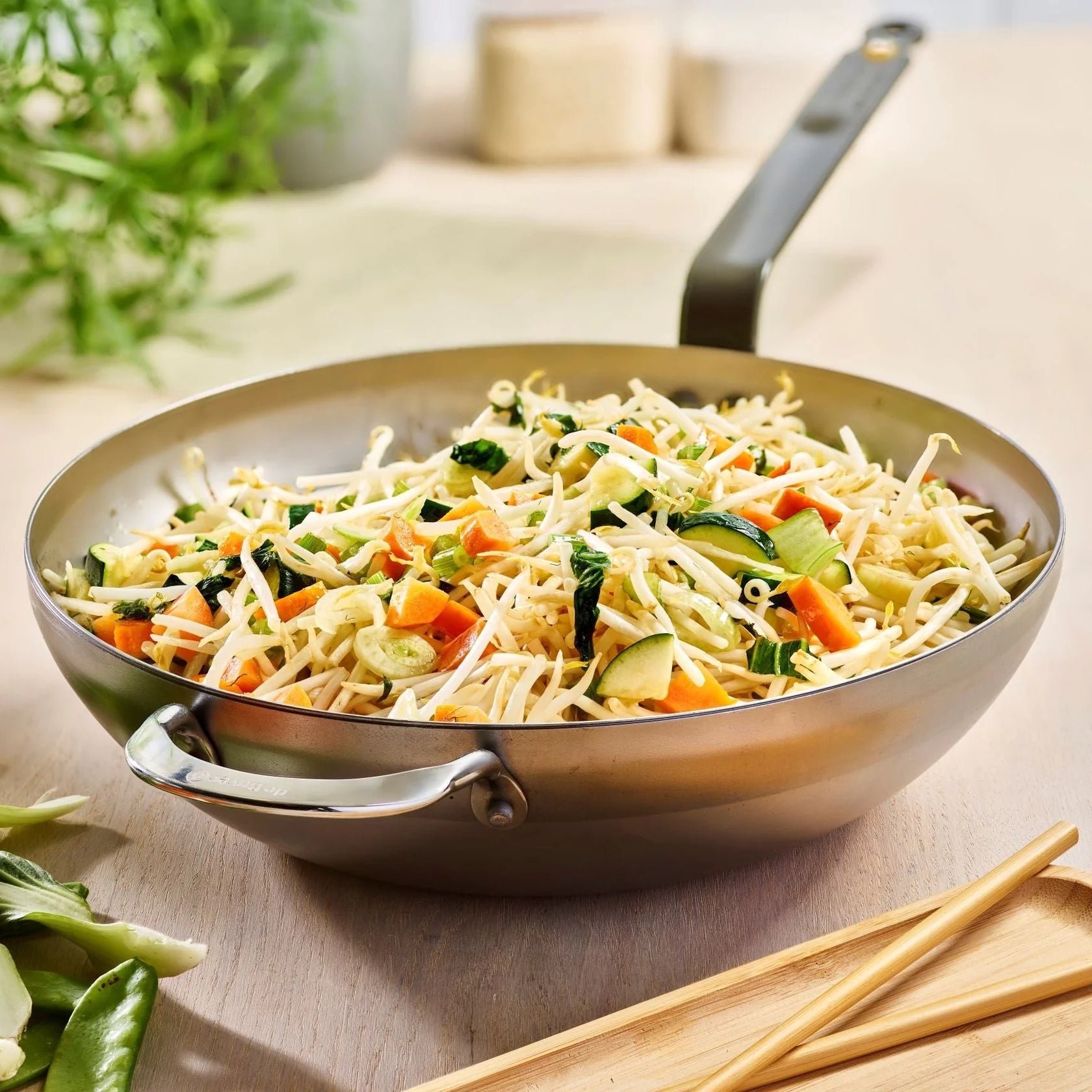 DB Mineral B Element Wok 12.5" DE BUYER