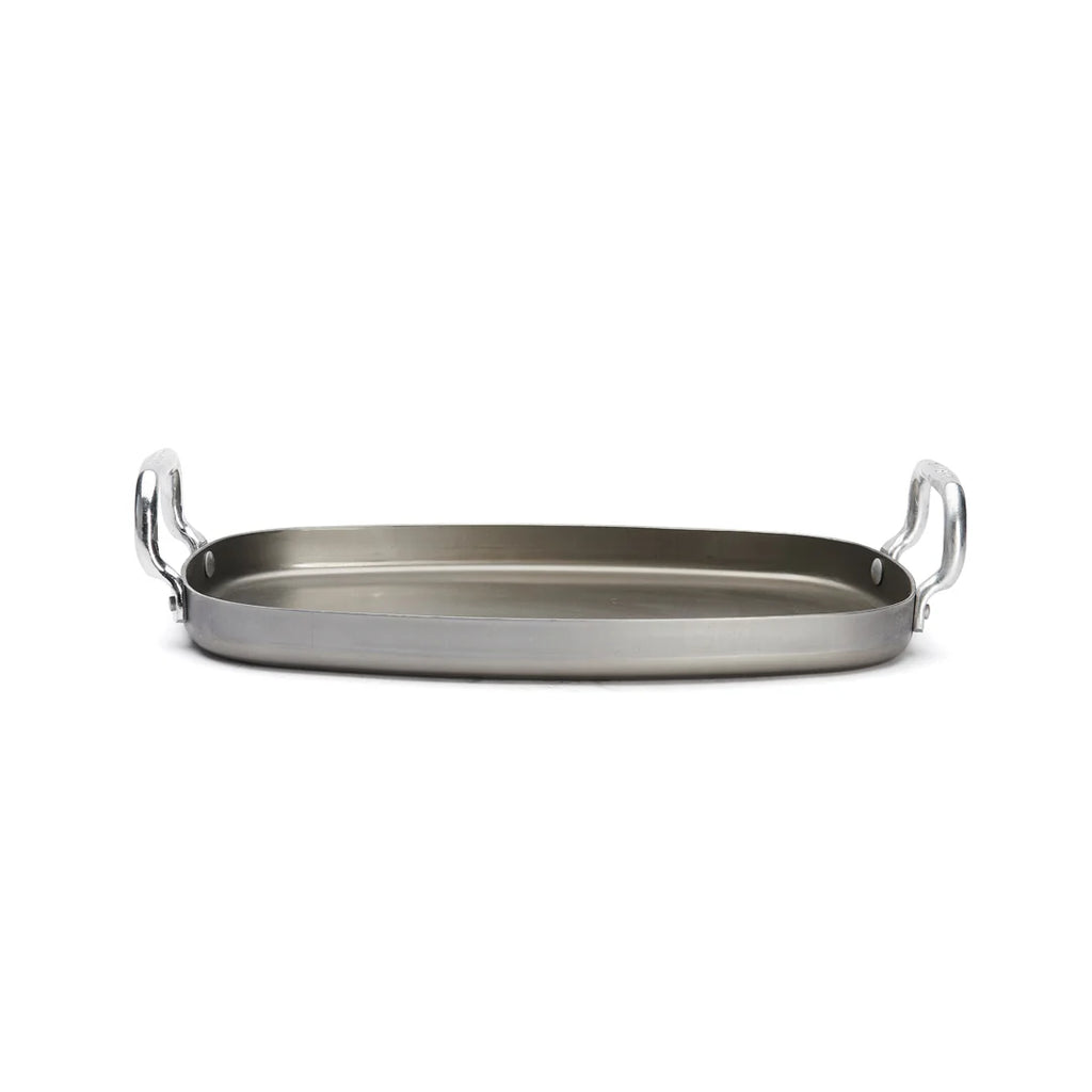 DB Griddle w/ 2 Handles 15"x10.25" Mineral B Element DE BUYER