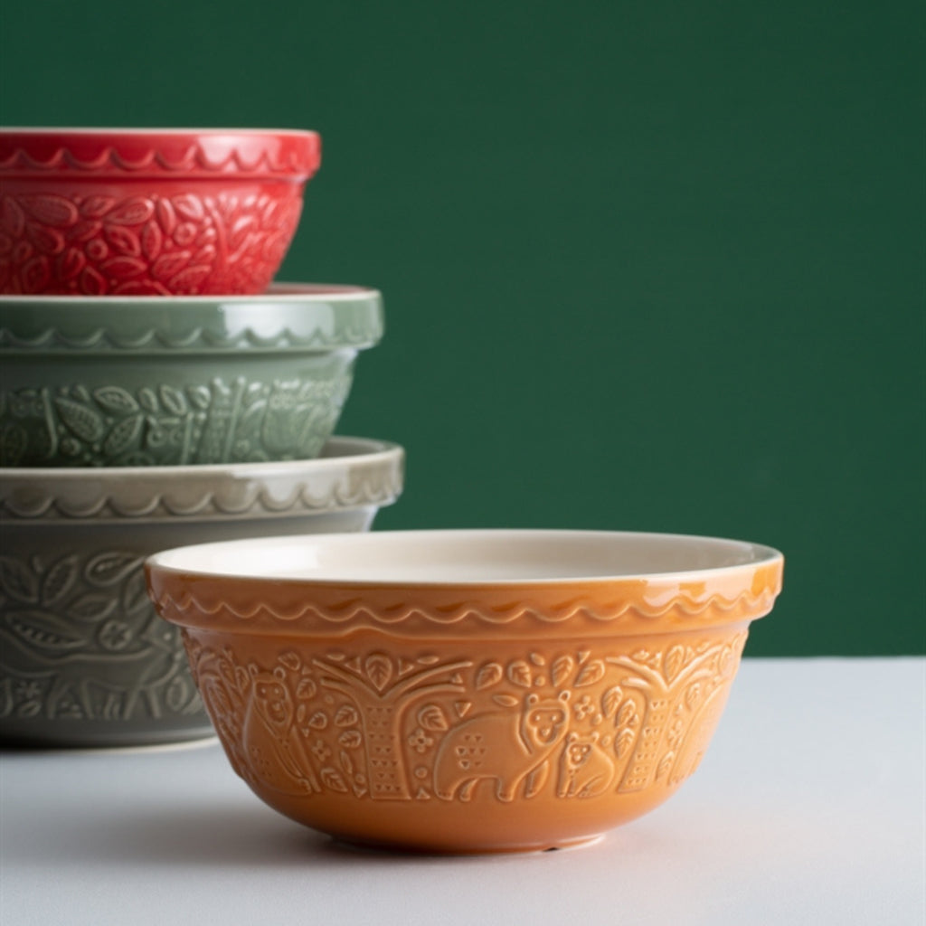 MC S24 Bear Ochre Mixing Bowl MASON CASH [3] In The Forest