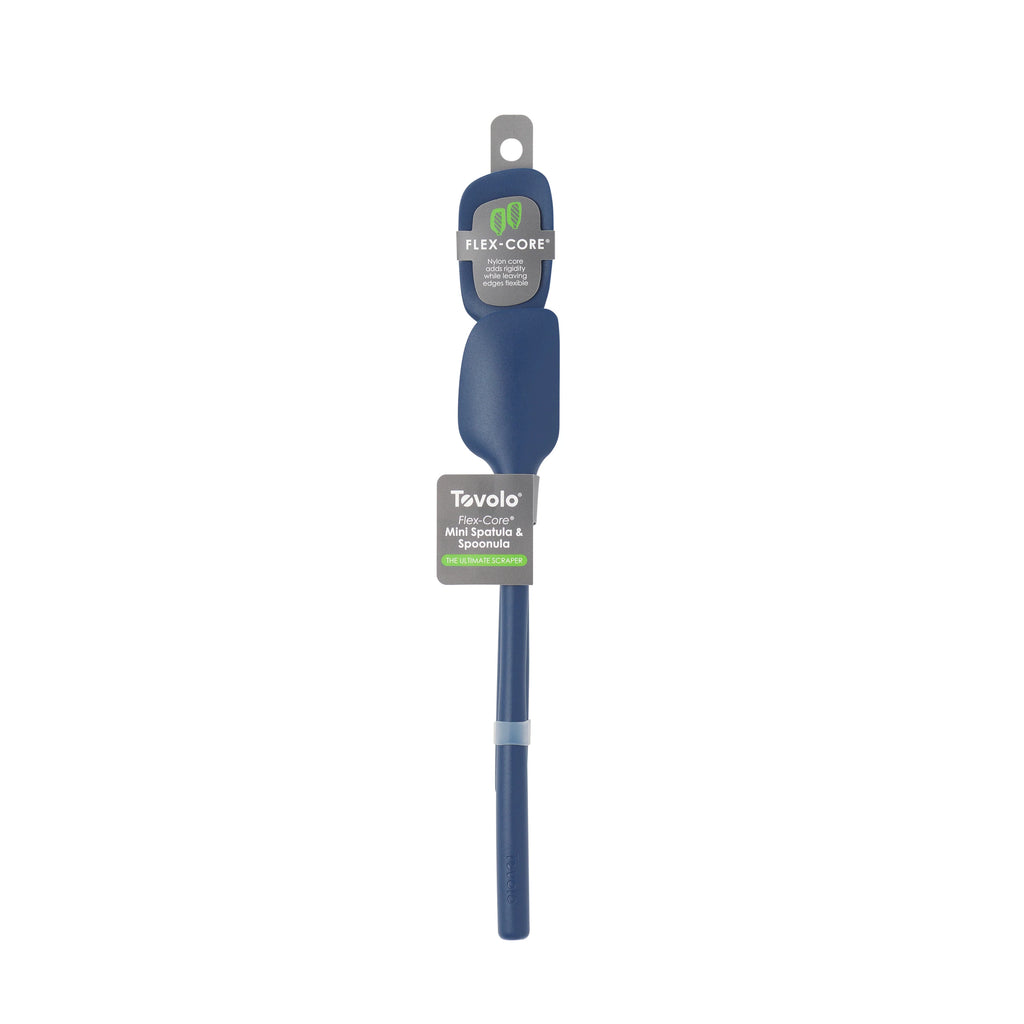 TOV All-Silicone Mini Spatula/Spoonula (Set of 2) DEEP INDIGO Flex-Core [6] TOVOLO ***