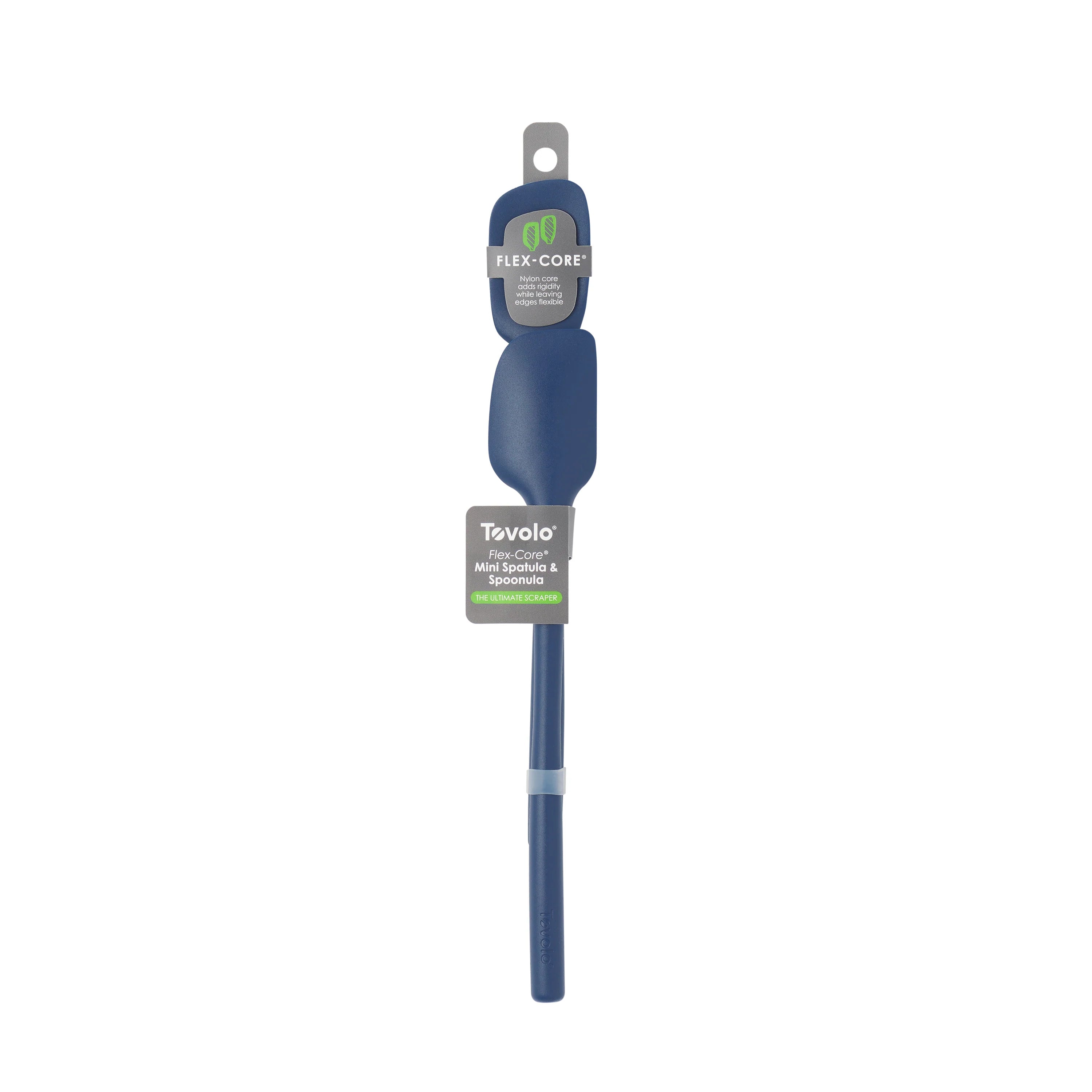 TOV All-Silicone Mini Spatula/Spoonula (Set of 2) DEEP INDIGO Flex-Core [6] TOVOLO ***
