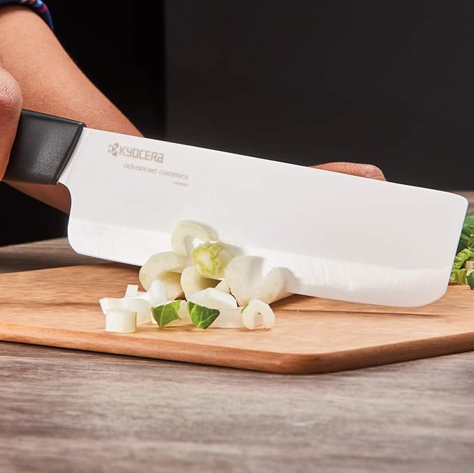 KYOCERA 6" Nakiri Vegetable Cleaver - WHITE BLADE