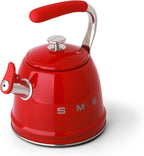 SMEG Whistling Stovetop Kettle RED 50's Retro