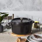 Staub 4 Qt Dutch Oven, Matte Black