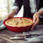 Emile Henry Pie Dish, Burgundy