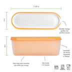 Glide-A-Scoop Ice Cream Tub, Orange