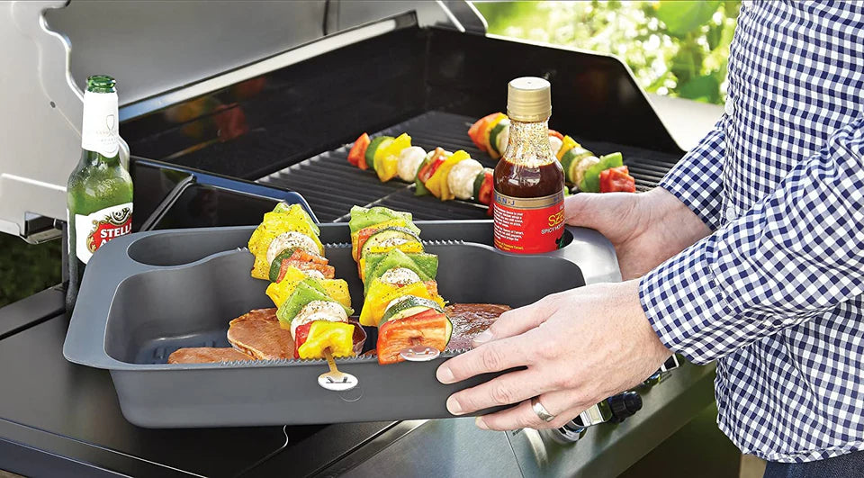 FOX Grill Prep Station 18" x 11" x 2.75" FOX RUN [1]