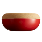 Large Storage Bowl, Burgundy