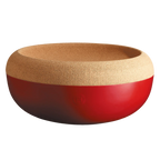 Large Storage Bowl, Burgundy