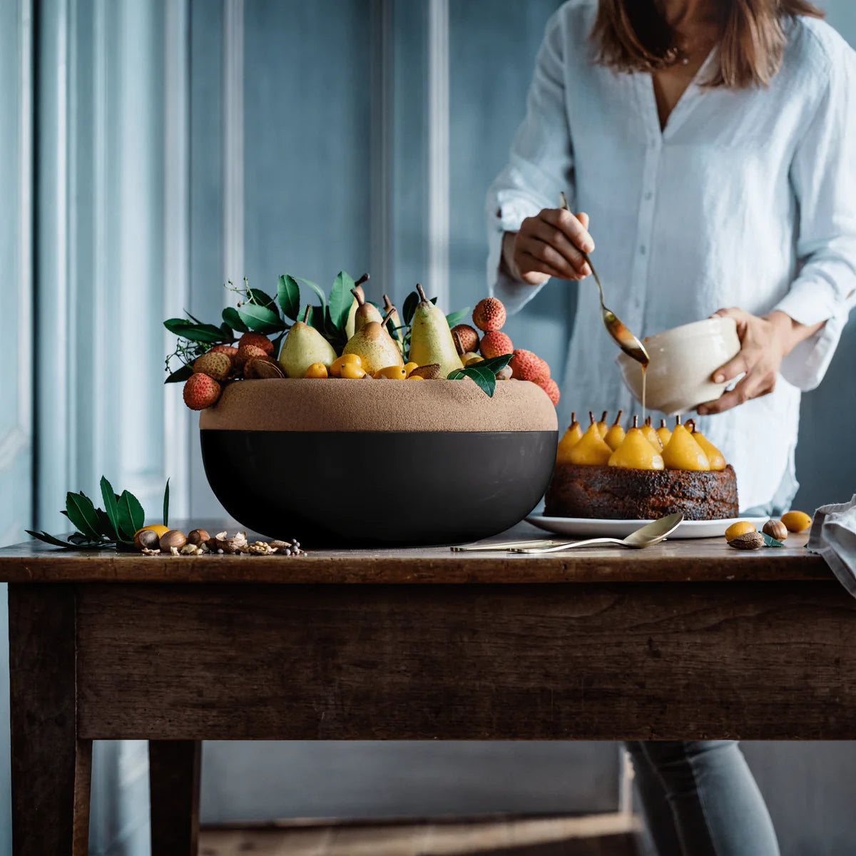 Large Storage Bowl, Truffle