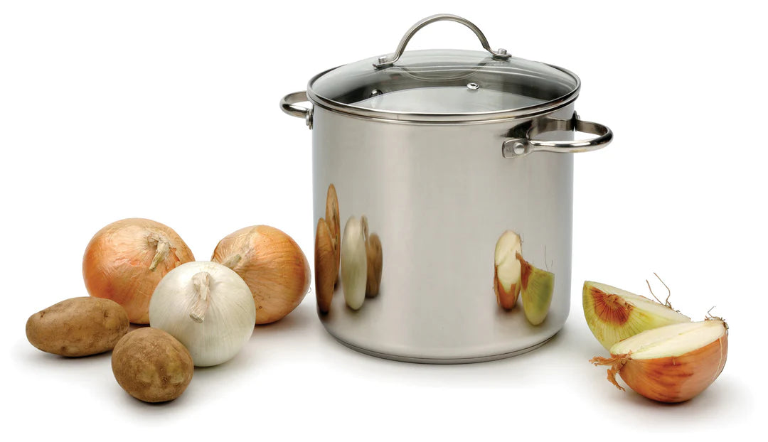 Stock Pot with Glass Lid, 8 Qt