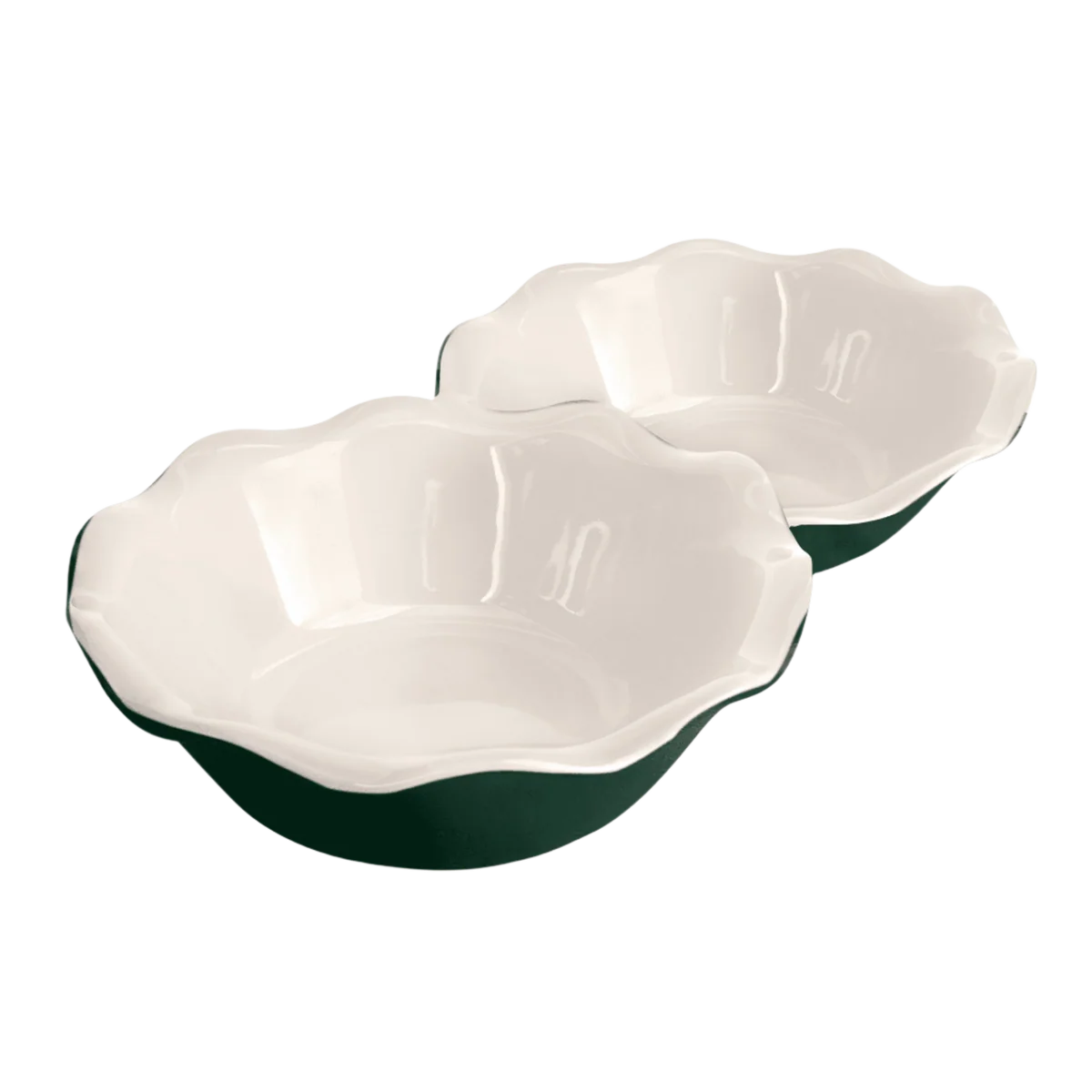 Mini Pie Dishes in Evergreen, Set of 2