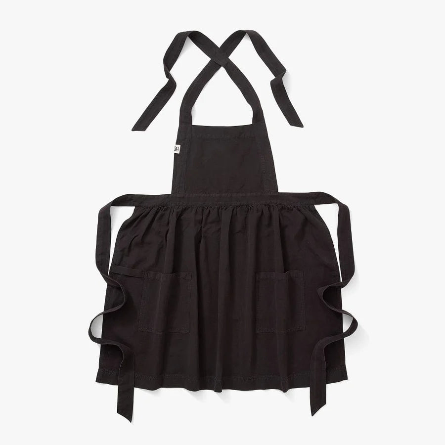 Pinafore Apron, Caviar Black
