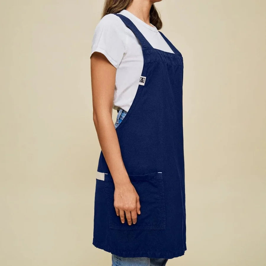 Smock Apron, Blueberry