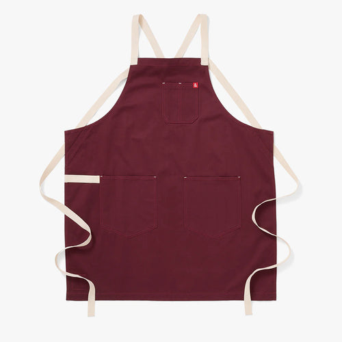 All Day Crossback Apron, House Red