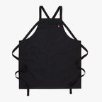 All Day Crossback Apron, Caviar Black