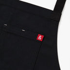 All Day Crossback Apron, Caviar Black