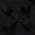 All Day Crossback Apron, Caviar Black