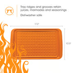 FOX Large Prep Trays s/2 ORANGE/GREY FOX RUN [6]