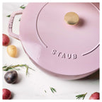 Staub 5.25 Qt French Oven, Peony Pink