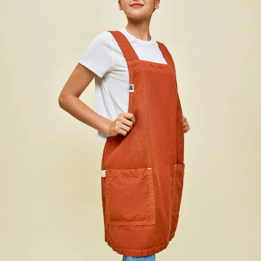 Smock Apron, Harissa Red