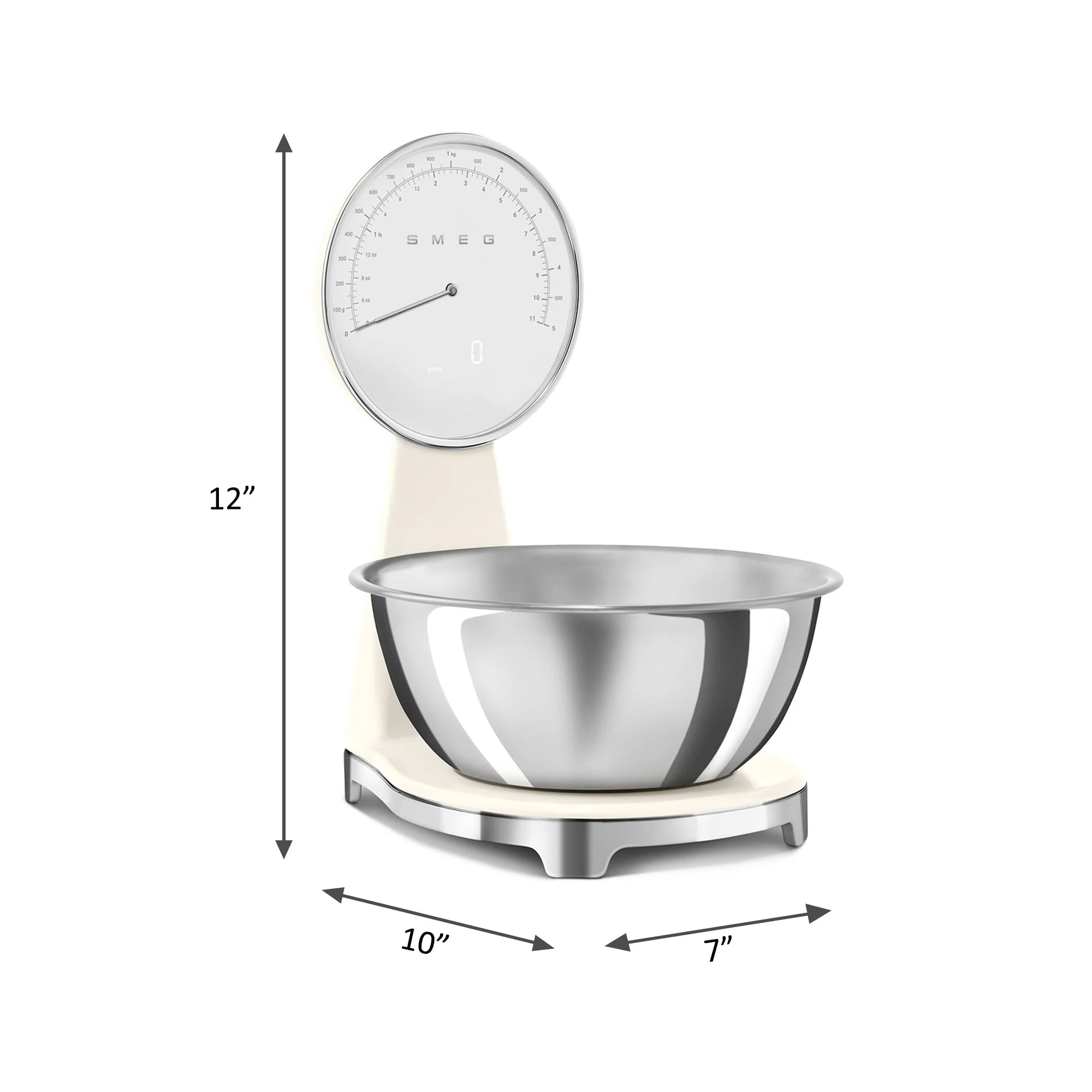 SMEG Retro Kitchen Scale CREAM