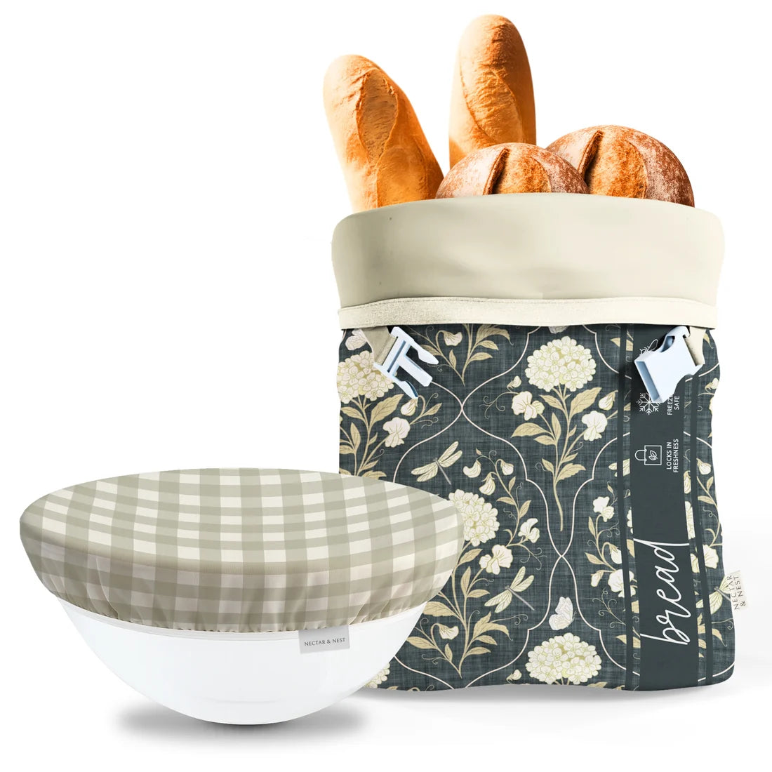 N&N Bread Baker Set KIM MORROW ART [6] NECTAR & NEST
