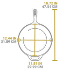 Lodge  12" Chef Style Cast Iron Skillet