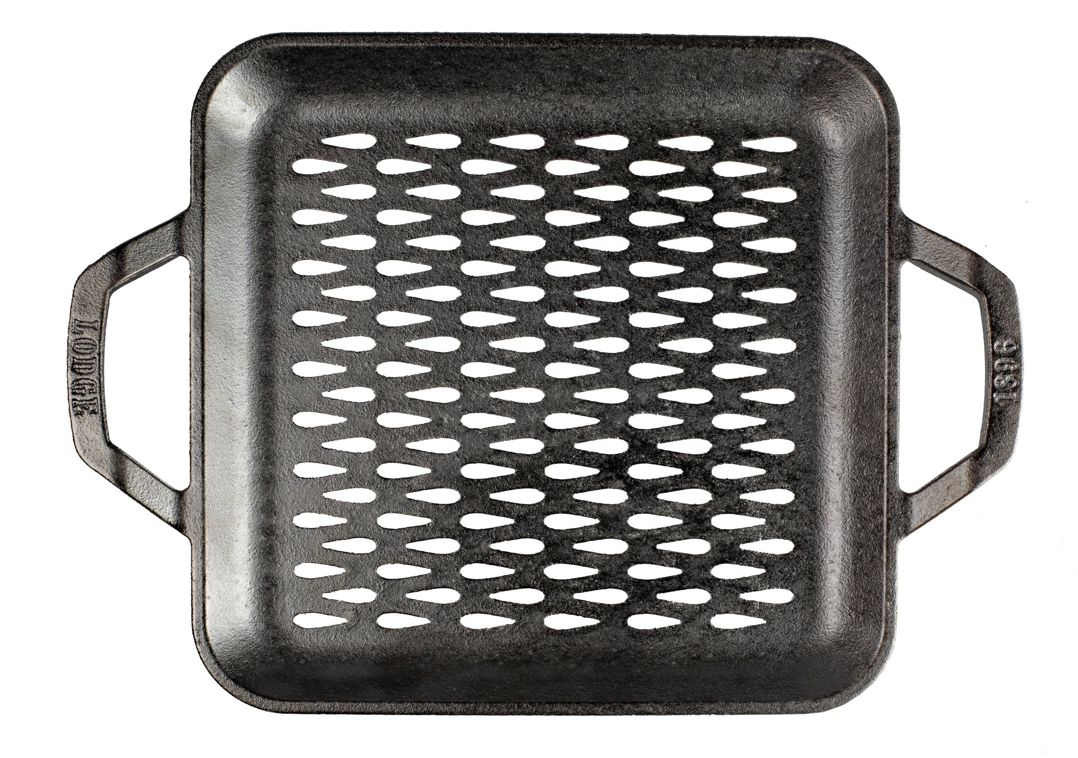 LODGE 11" Sq Grill Topper Cast Iron Chef Style [3] ***