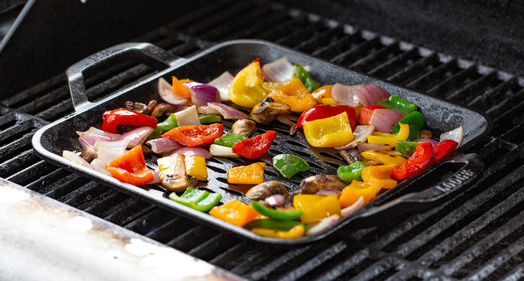 LODGE 11" Sq Grill Topper Cast Iron Chef Style [3] ***