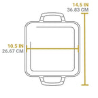 LODGE 15" x 11" Chef Style Square Griddle [3] ***