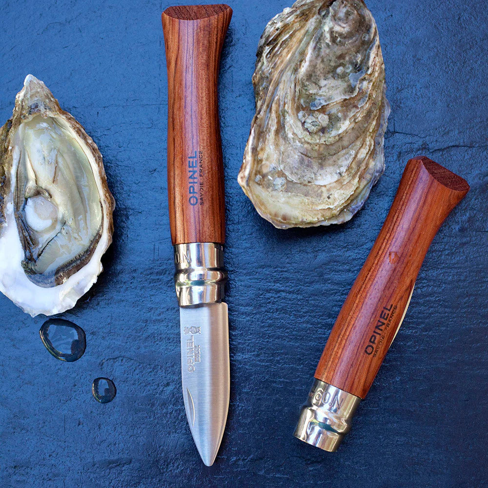 OPI N°9 Folding Oyster Knife, Padouk Handle OPINEL
