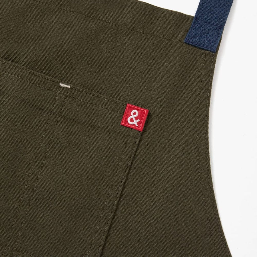All Day Crossback Apron, Olive