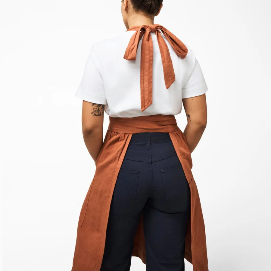 Pinafore Apron, Harissa Red