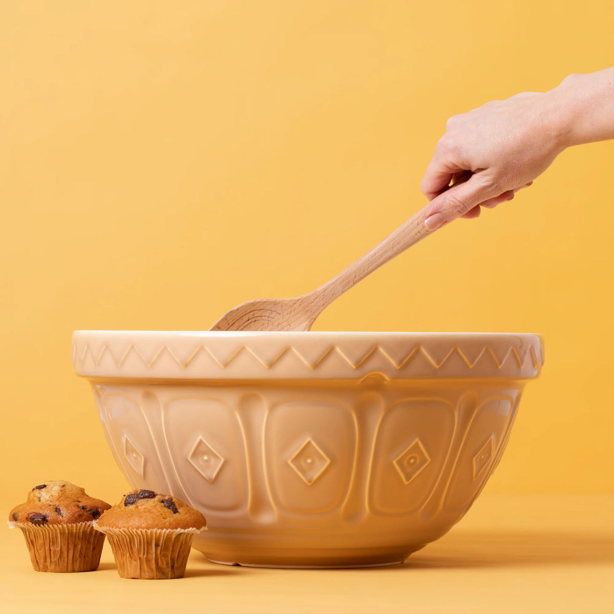MC S4 Cane Mixing Bowl 14.25" (10.5Qt) MASON CASH [2]